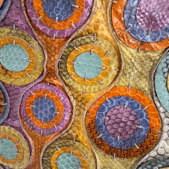 Fendi Pyhon Skin Bubble XXL Baguette - Picture 8 of 11